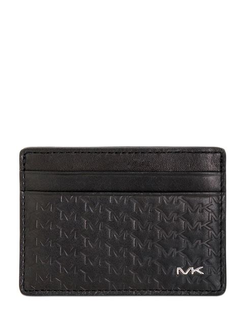 michael kors logo card case|Michael Kors card holder men's.